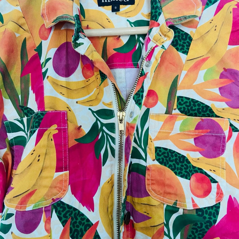 Colorful Fruit Print Jumpsuit